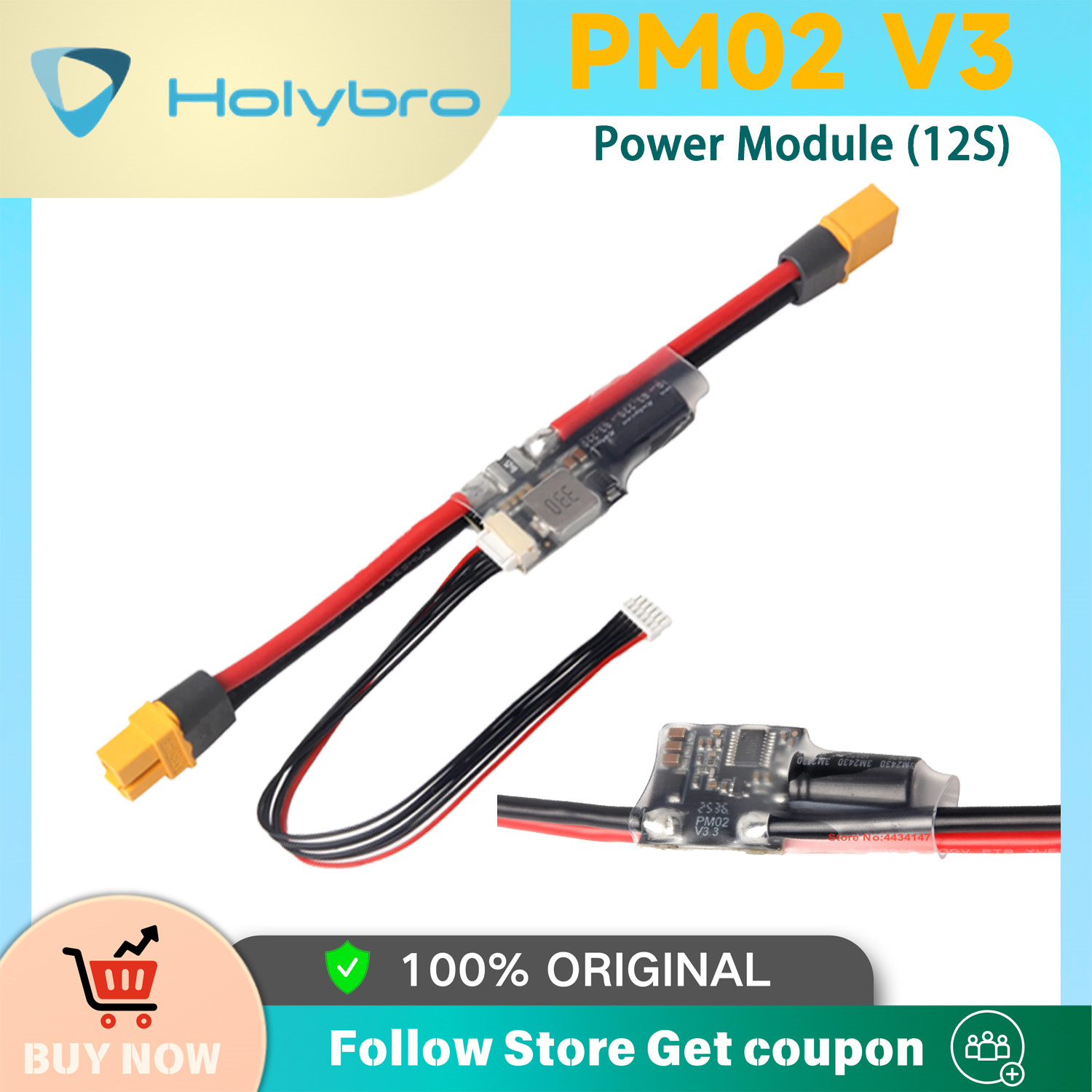 Drone Kit Hexacopter - Modul Daya Holybro PM02D 2S-12S PX4